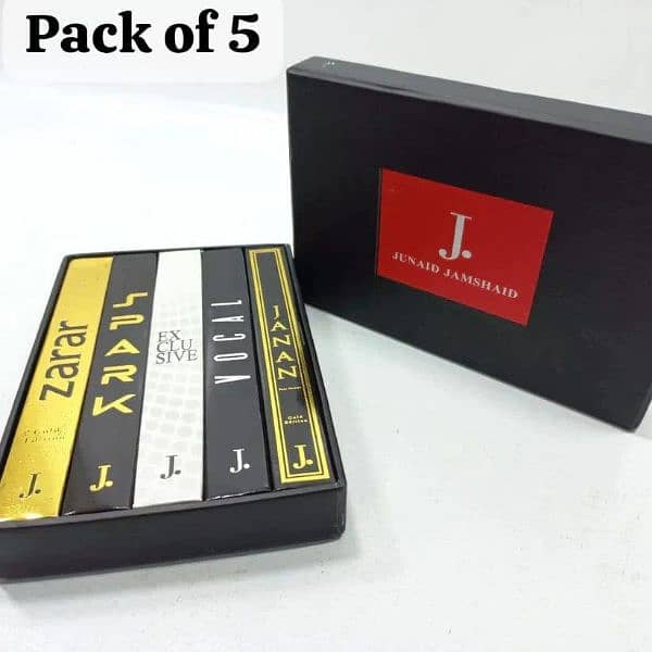 J. Unisex perfume pack of 5 0