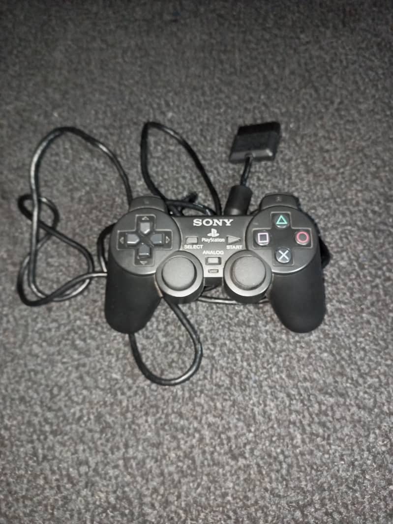 Play station 2 console game with remote 2