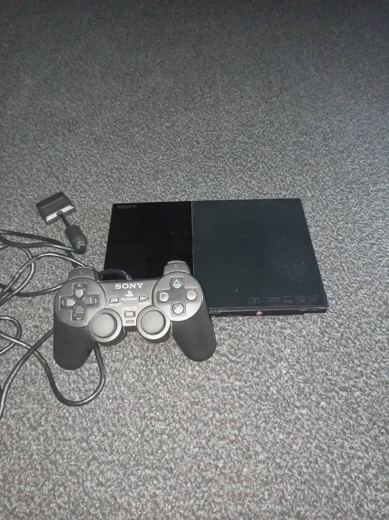 Play station 2 console game with remote 3