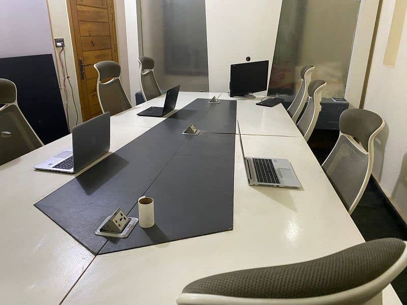 Conference/meeting table with chair 3