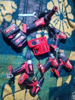 Milwaukee M18 brushless tools set