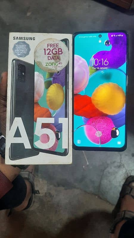 samsung a51 6+128 gb with box 0