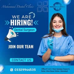 Job Opportunity: Lady Dental Surgeon