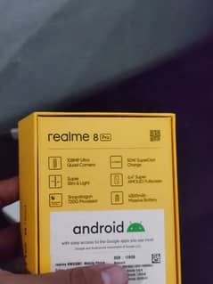 realme 8 pro. complete box