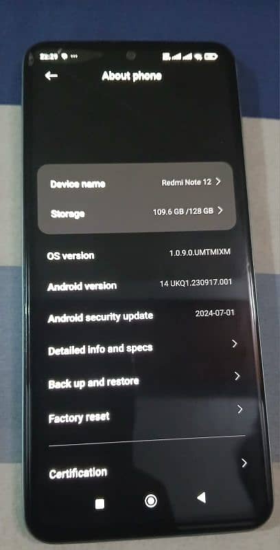 Redmi Note 12 6 months warranty 1