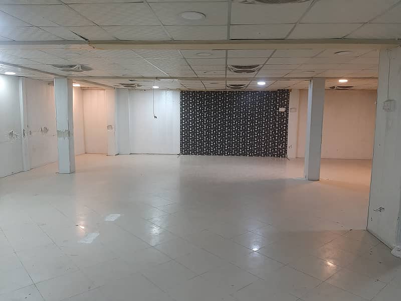 G/11 markaz LG ground open beisment 1300sq space available for rent real piks 1