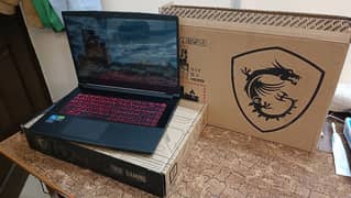 MSI GF 63 Thin, i5 12 gen, RTX 3050 6 GB, 144 Hz screen, new condition