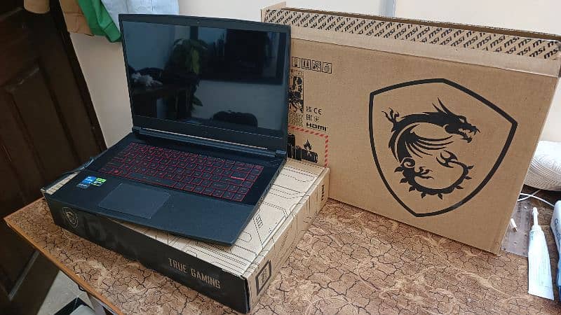 MSI GF 63 Thin, i5 12 gen, RTX 3050 6 GB, 144 Hz screen, new condition 6