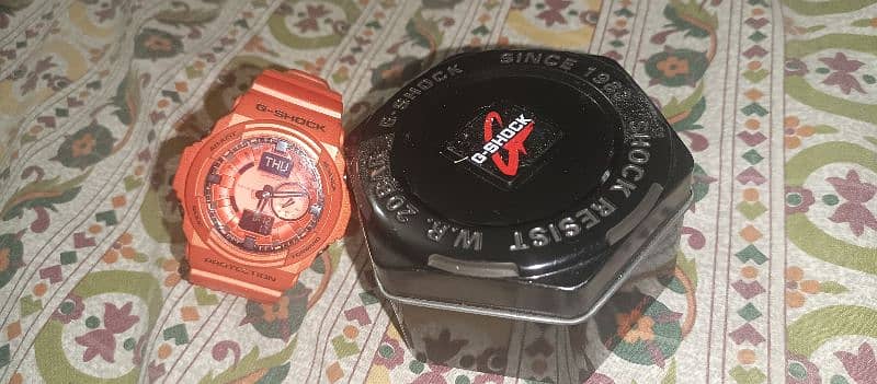 G-Shock watch orange color 0