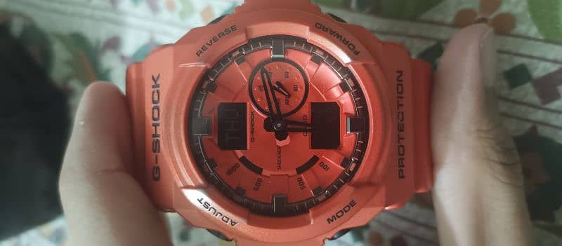 G-Shock watch orange color 3