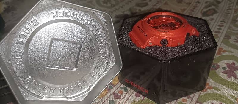 G-Shock watch orange color 6