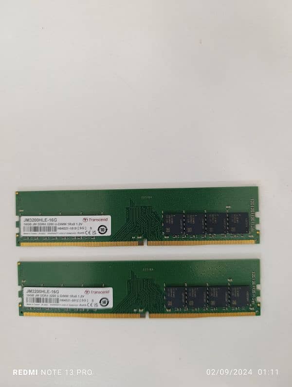 32GB DDR4 3200mhz (2x16) 1