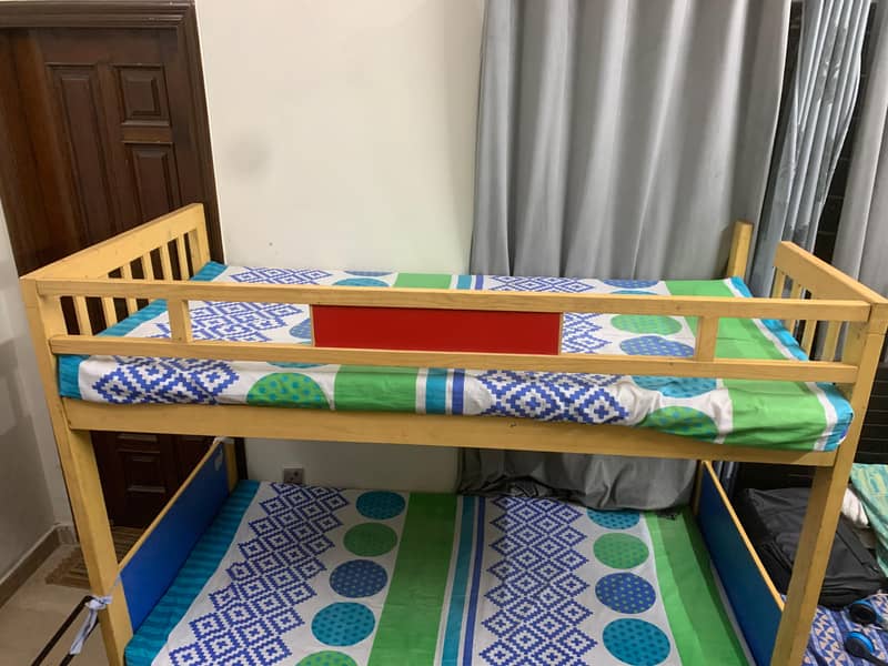 used bunk bed with good condition (without matresses) 4