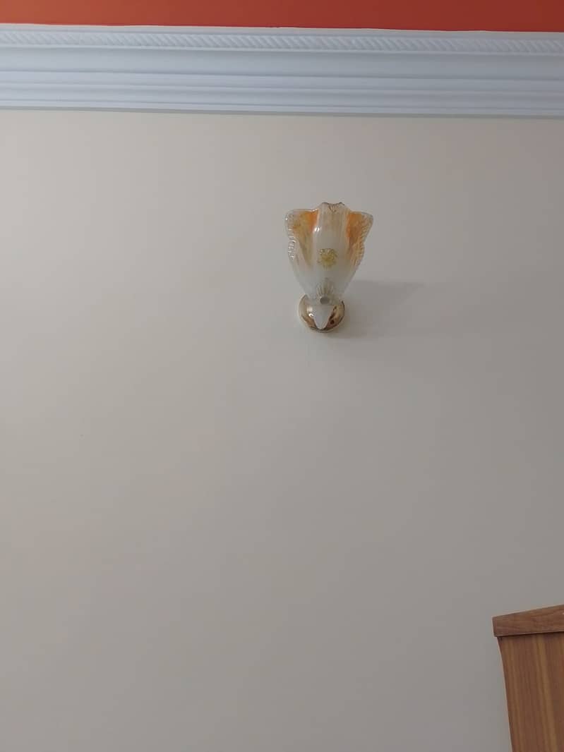 Elegant Used Chandelier and Wall Light Set for Sale 4