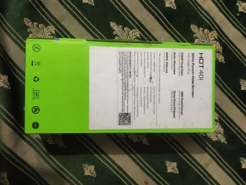 infinix hot 40i box only Box available 2