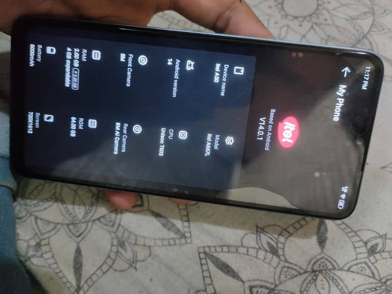 itel a50 4 64 2 months used non pta 0