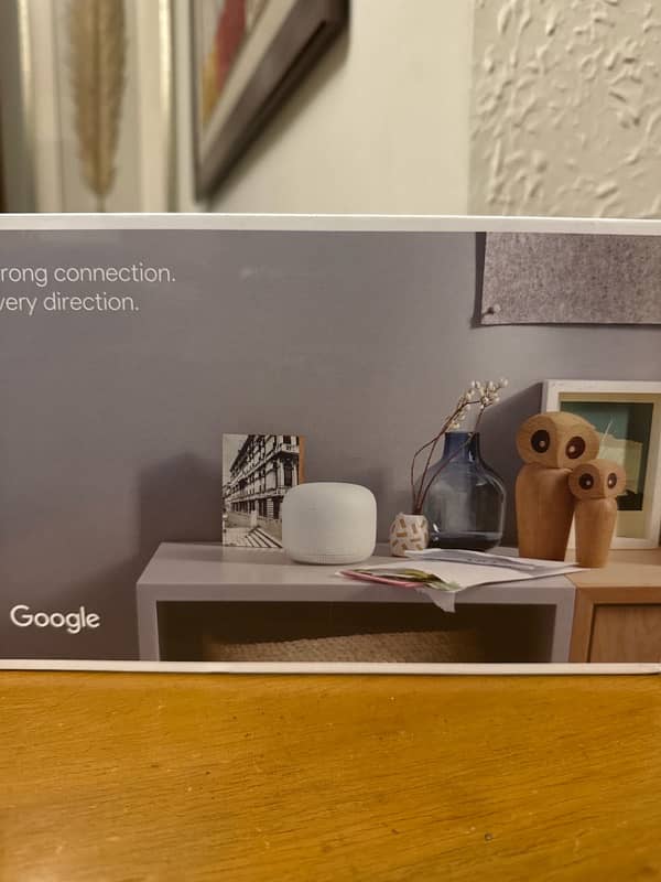 Brand new packed Google Nest wifi router and point 1