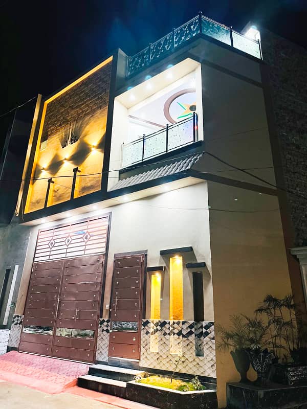 Basement house 2.61 Marla Fresh luxury House Available For Rent at Warsak Road Executive Lodges Peshawar 15