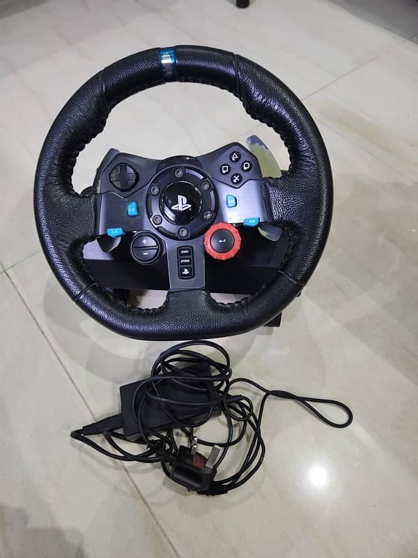 LOGITECH G29 STEERING WHEEL WITH GEAR SHIFTER FRESH CONDITION 7