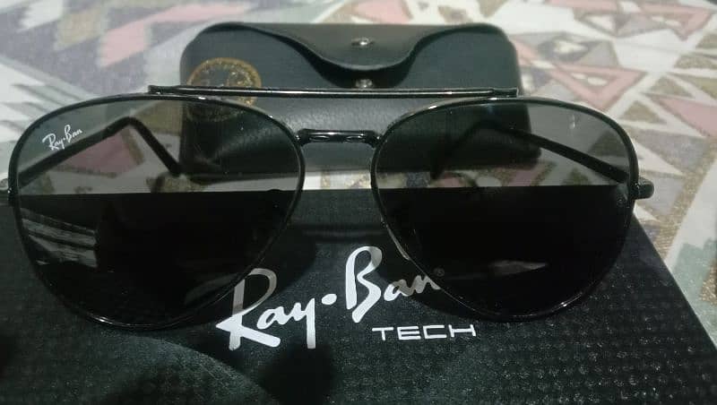 Original RayBan New Aviator Black sunglasses 0