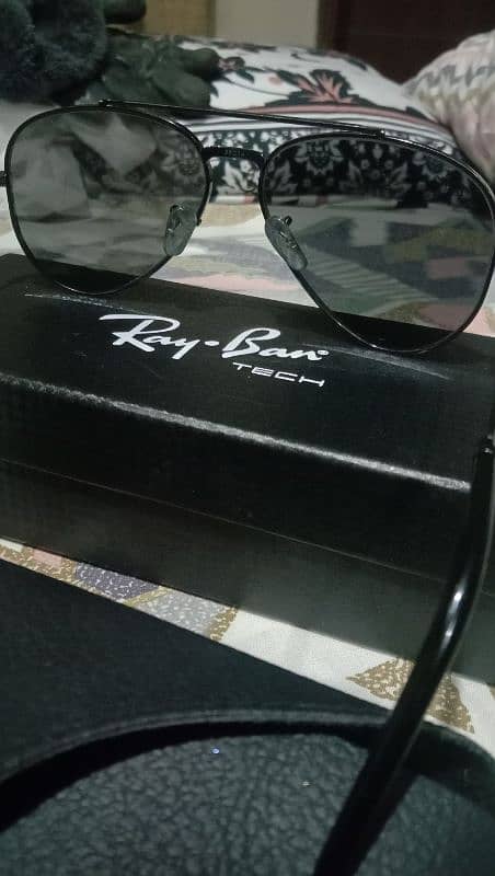 Original RayBan New Aviator Black sunglasses 2