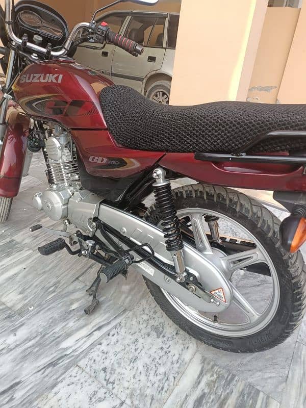 Suzuki GD110s 2023 model islamabad number 4