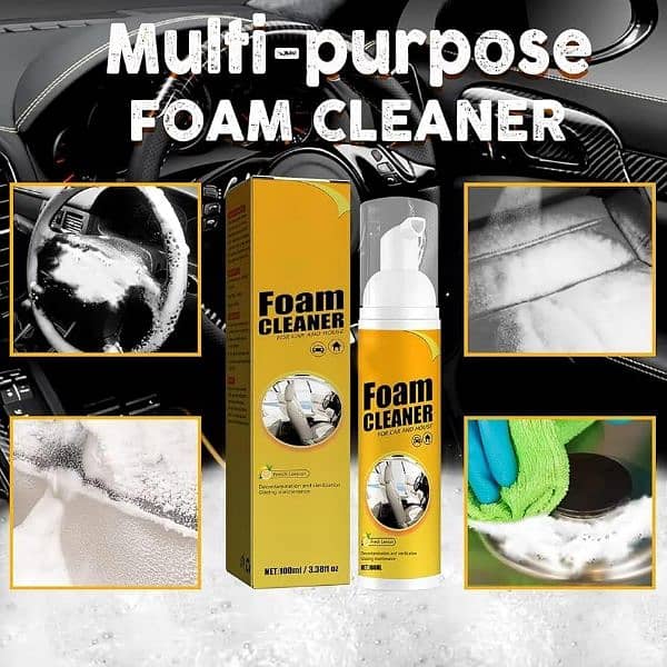 Premium Foam cleanser - easy installation and powerful dirt removal 3