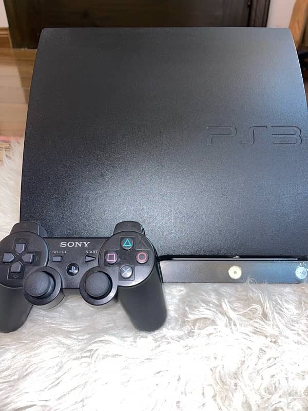 PLAYSTATION 3 with wireless controller & cables 1