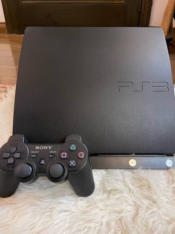 PLAYSTATION 3 with wireless controller & cables 3