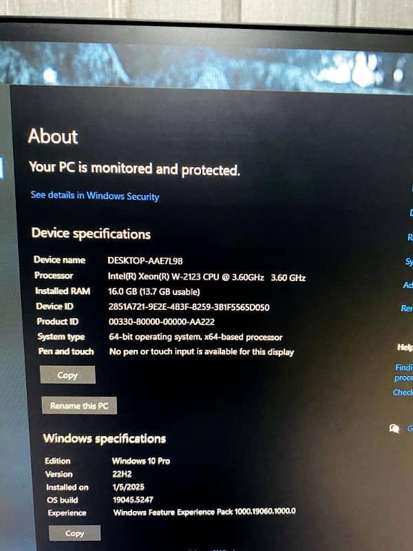 HP Z4G4 Workstation PC 10/10 5