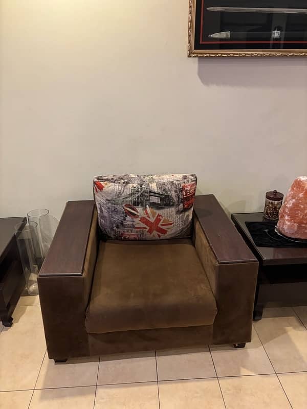 5 Seater Sofa Set with Cushions 2