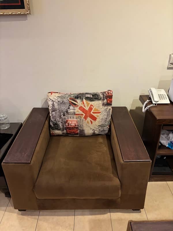 5 Seater Sofa Set with Cushions 3