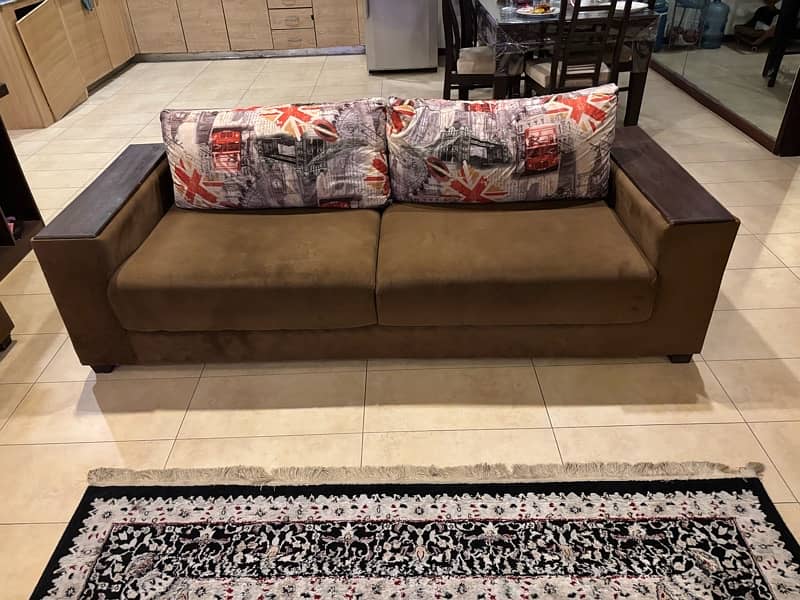 5 Seater Sofa Set with Cushions 4