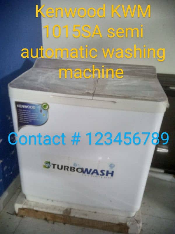 Kenwood kwm 1015sa semi automatic washing machine 0