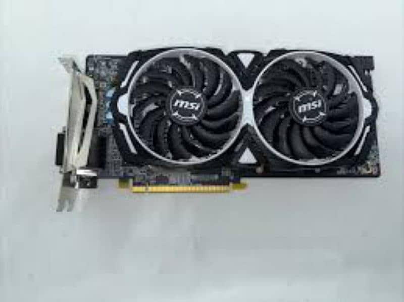 MSI Rx 580 Armor 8 gb. Original 0