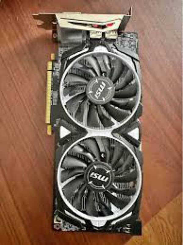 MSI Rx 580 Armor 8 gb. Original 1