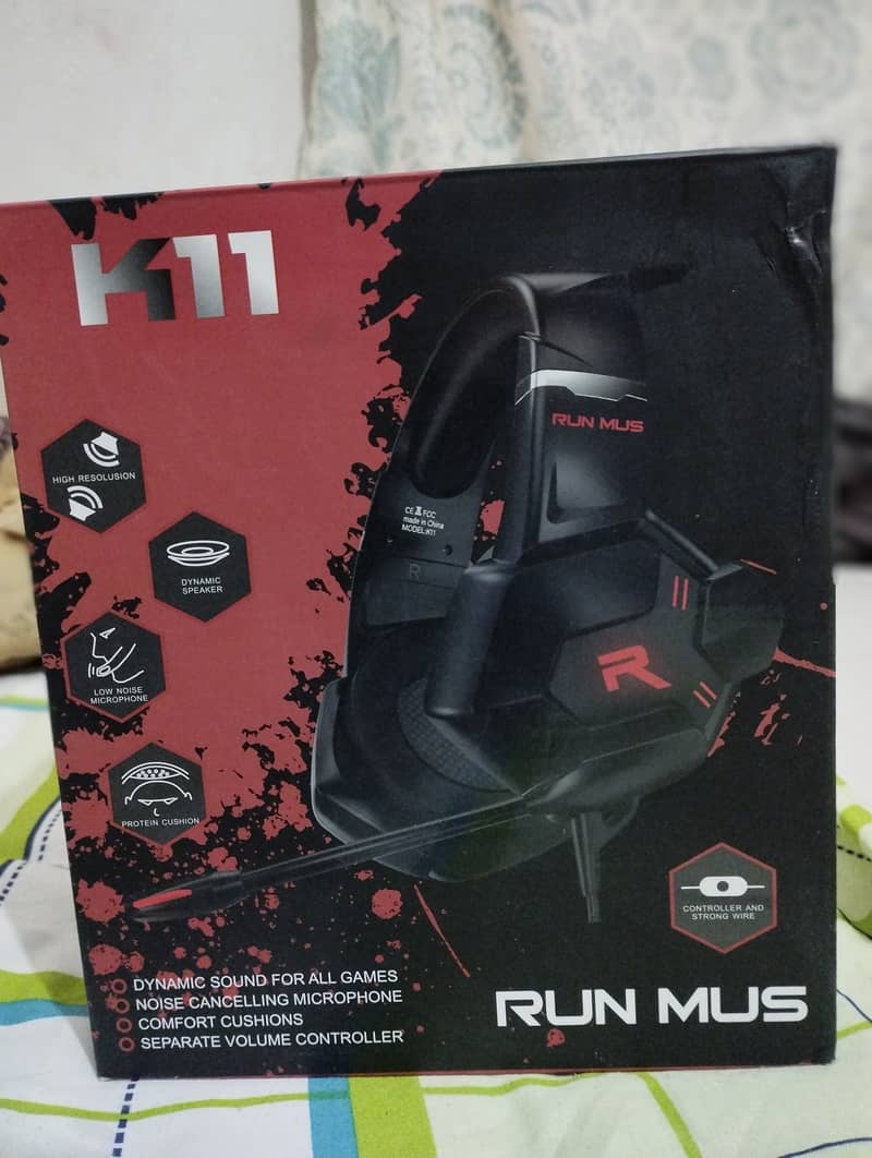 Gaming Headphones, Best Gaming Headphone Run Mus K11 Professional Vid 0