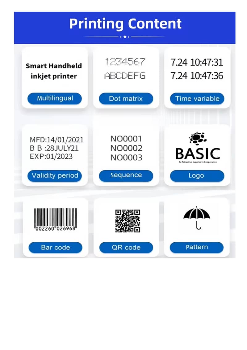 Expiry Date Printer, Handheld Inkjet Printer 10