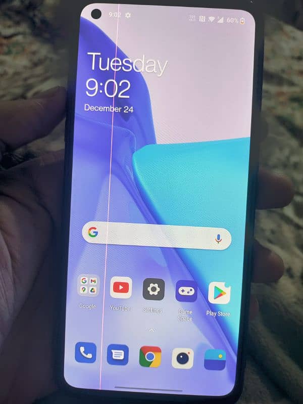 OnePlus 9R 24GB+256gb 10/10 just 1 light pink line 1