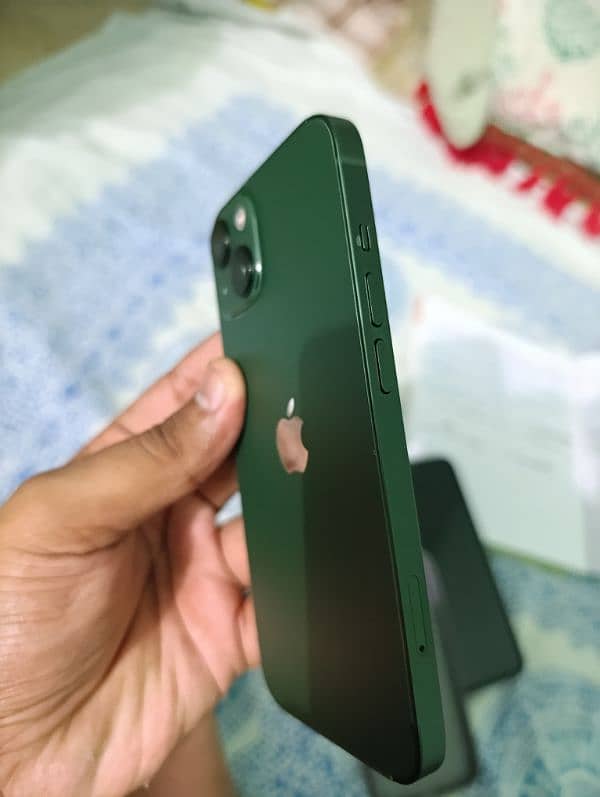 iPhone 13 green 100 health genuine 3