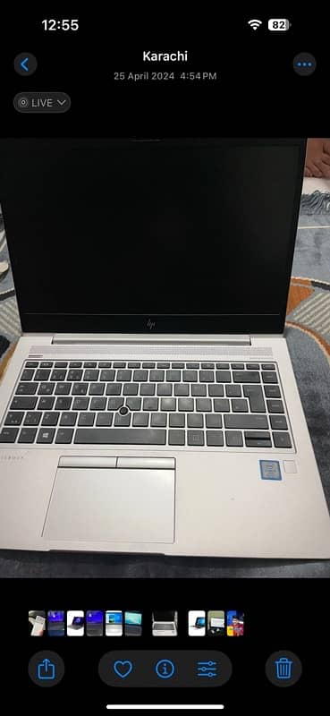 hp elite book 840 g5 i5 8th generation 8gb ram 256gb ssd m2 1