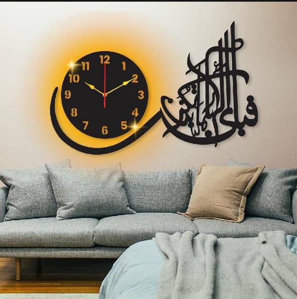 important Islamic clock decorations 0