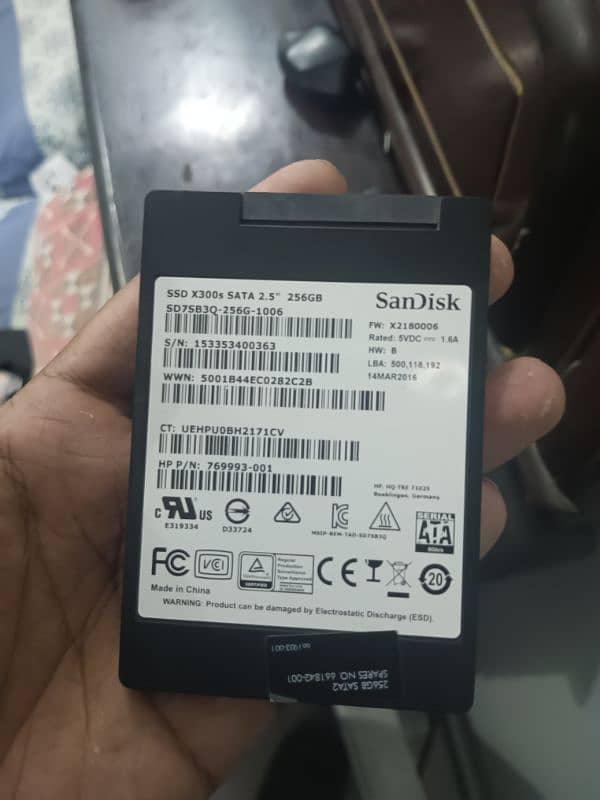 San Disk Ssd 256gb 0