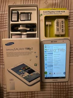 Samsung Galaxy Tab 2 in 10/10 Condition with Box and Accesories