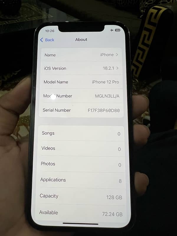 iPhone 12 Pro 128 gb jv 6