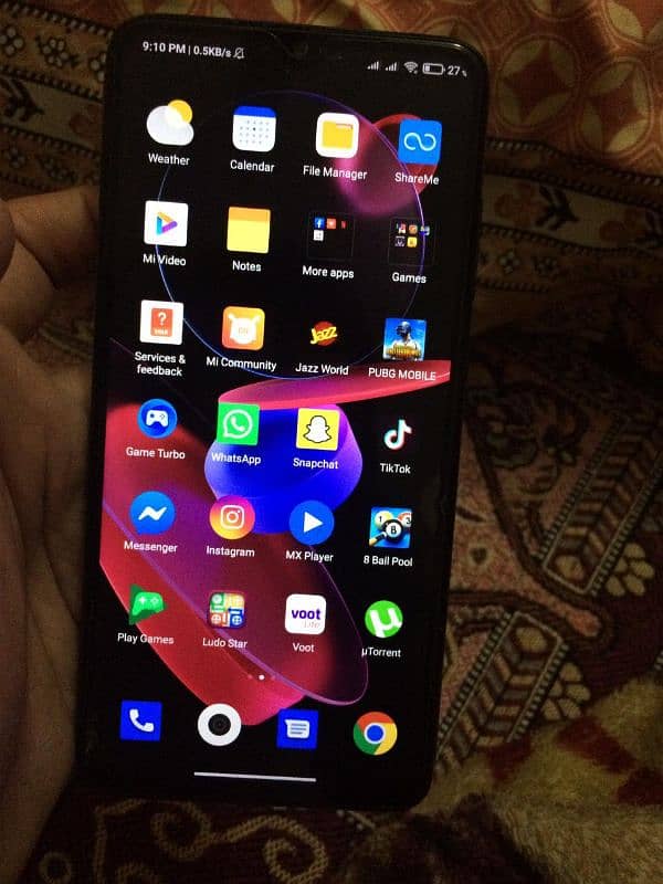 redmi note 8 pro 6/128 with box pta approved 0