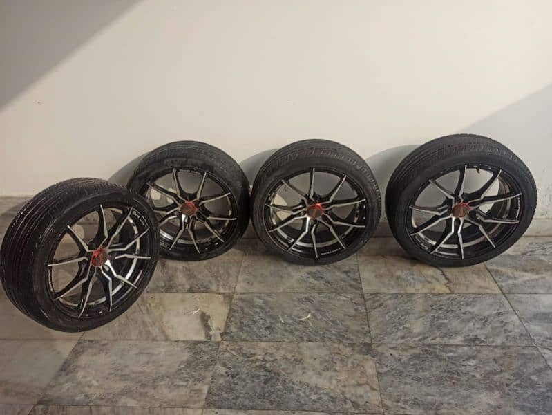 Car tyres with rims 0