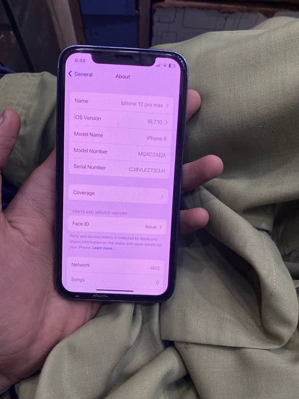 iPhone X pta approved convert 12  pro 5