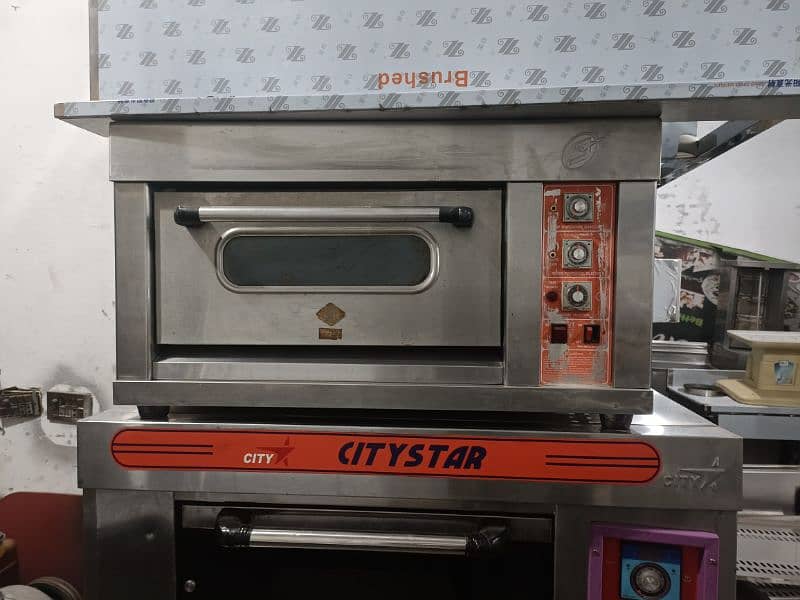 pizza oven south star original 2 large stainless steel for Restaurant 0