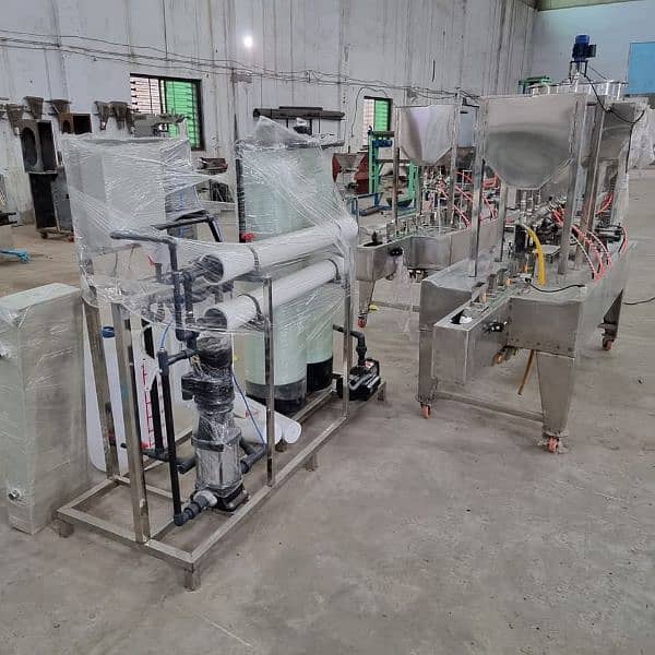 Juice making complete unit with RO plant tetrapak Juice Machine 10